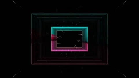 Vintage graphic art with memory effect and psychedelic effects Stock Footage 138394194