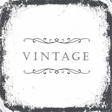 Vintage grunge frame background. vector, eps8 Stock Illustration