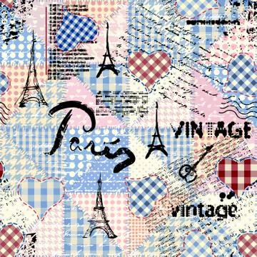 Vintage grunge pattern イラスト素材