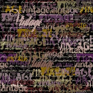 Vintage grunge pattern 库存插图