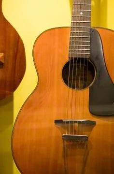 Vintage Guitars Stock Photos