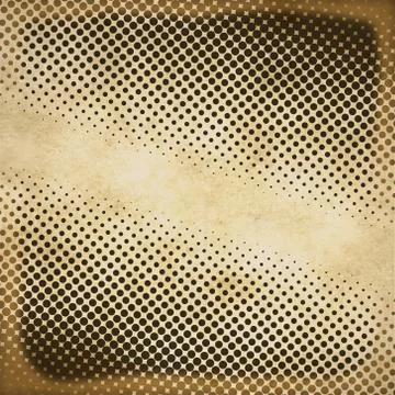 Vintage halftone dotted background Stock Illustration