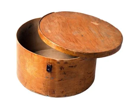Vintage hatbox Stockfoto's