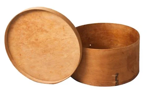 Vintage hatbox Stockfoto's