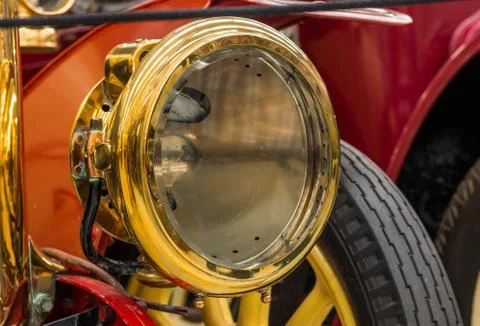 Vintage Head Light Foto stock