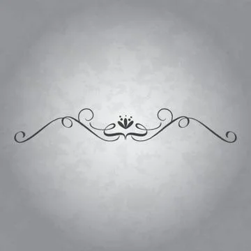 Vintage Header And Border Design Stock Illustration