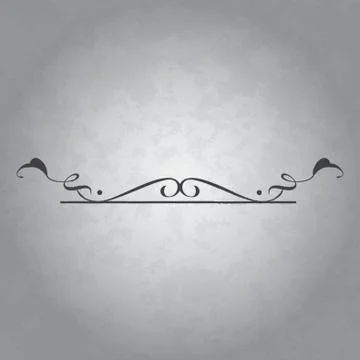 Vintage Header And Border Design Stock Illustration