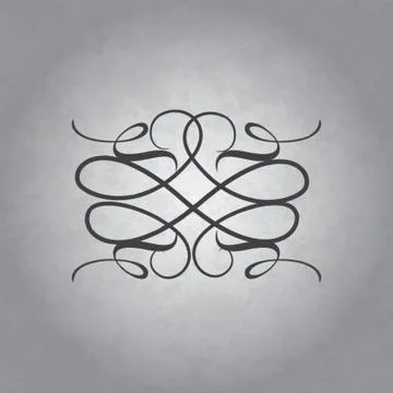 Vintage Header And Border Design Stock Illustration