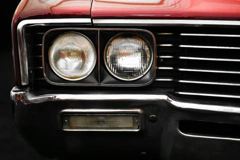 Vintage headlight Stock Photos