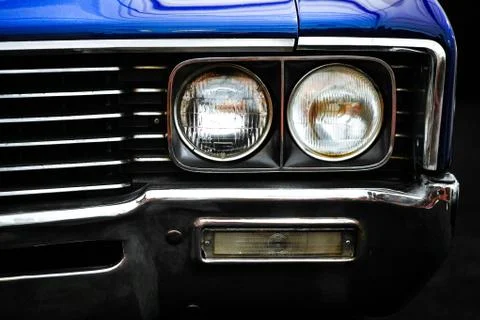 Vintage headlight Stock Photos