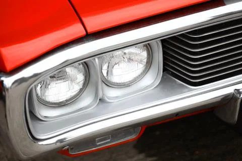 Vintage headlight Stock Photos
