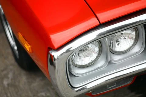Vintage headlight Stock Photos