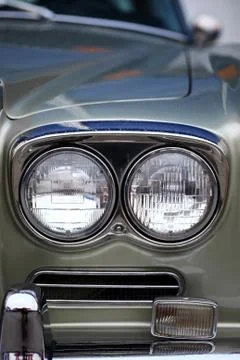 Vintage headlight Stock Photos
