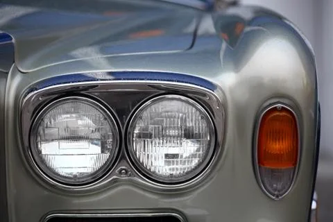 Vintage headlight Stock Photos