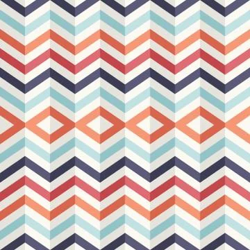 Vintage hipsters geometric pattern. Illustrazione stock