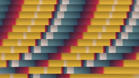 Vintage Horizontal Panels with Diagonal Wave Loop Stock Footage 346628499