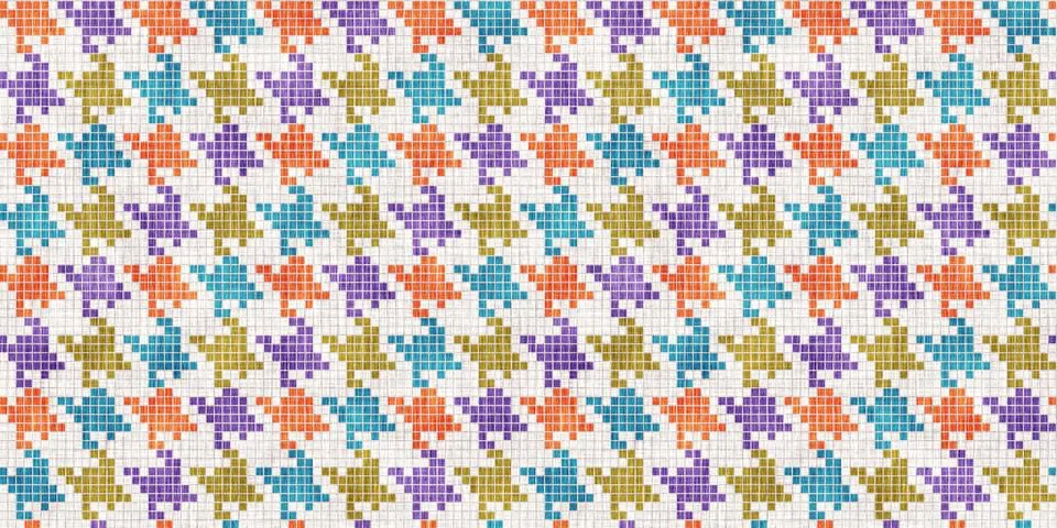 Vintage houndstooth texture. Stock Illustration