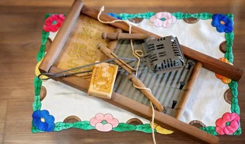 Vintage Household Articles From Yesteryear Stock Photos