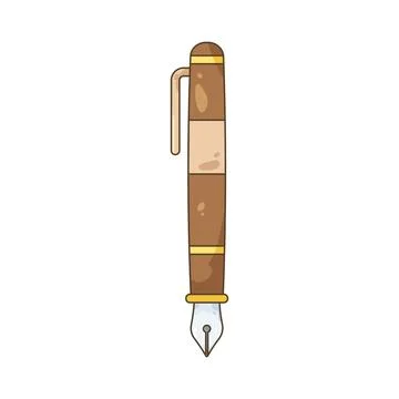 Vintage ink pen Illustration