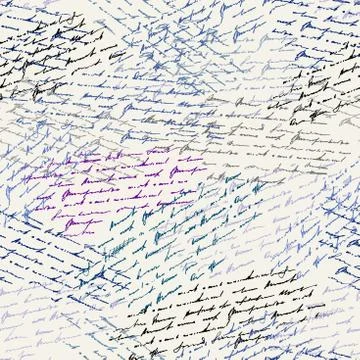 Vintage inscriptions pattern. Seamless background. Vector image. Stock Illustration