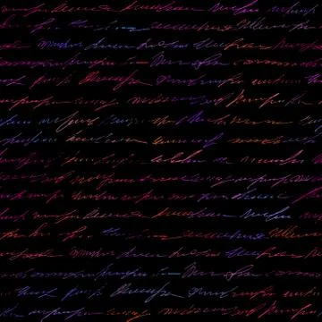 Vintage inscriptions pattern. Seamless background. Vector image. Stock Illustration