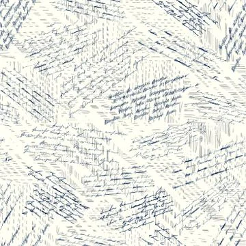 Vintage inscriptions pattern. Seamless background. Vector image. Stock Illustration