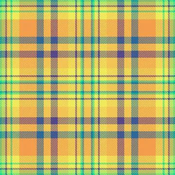 Vintage inspired plaid tartan pattern. Seamless vector background created f.. 스톡 일러스트