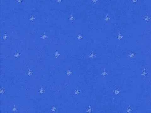 Vintage-inspired seamless repeating pattern featuring small pale spider motifs Stock Illustration