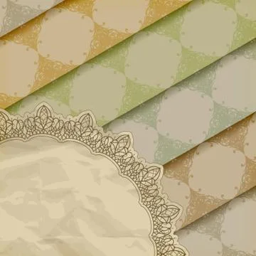 Vintage invitation Stock Illustration