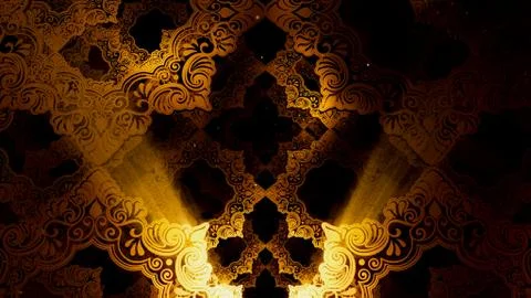 Vintage Islamic Pattern Illustrazione stock