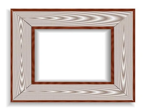 Vintage isolated blank frame Stock Illustration
