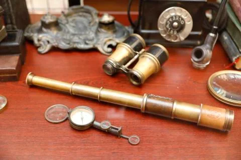 Vintage items close up Stock Photos