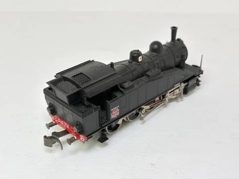 Vintage Jouef model of an SNCF Class 040 TA steam tank locomotive Stock Photos