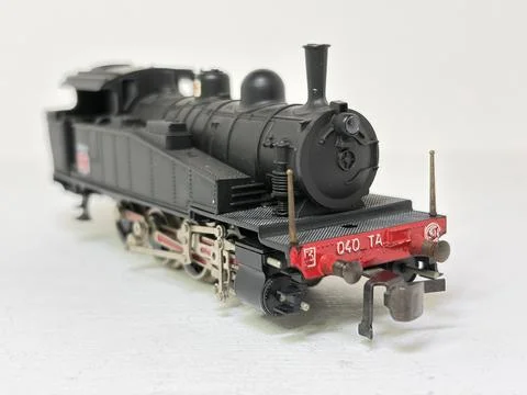 Vintage Jouef model of an SNCF Class 040 TA steam tank locomotive Stock Photos