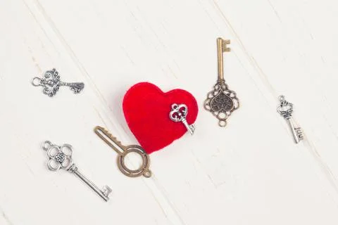 Vintage key Stock Photos