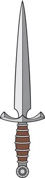 Vintage knife Stock Illustration
