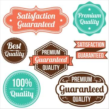 Vintage Label Designs Stock Illustration