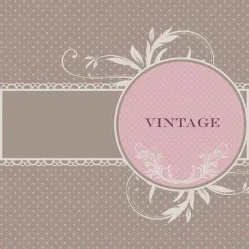 Vintage label Stock Illustration