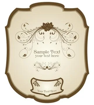 Vintage label Stock Illustration