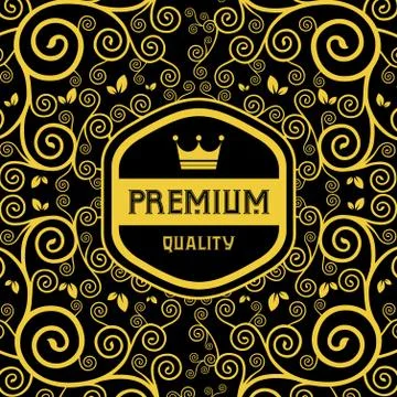 Vintage label Illustrazione stock