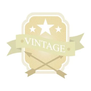 Vintage Label Stock-Illustration