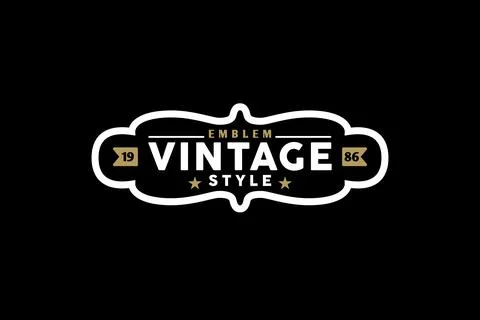 Vintage Label Stock Illustration
