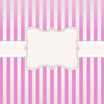 Vintage label with lines Stock Illustration