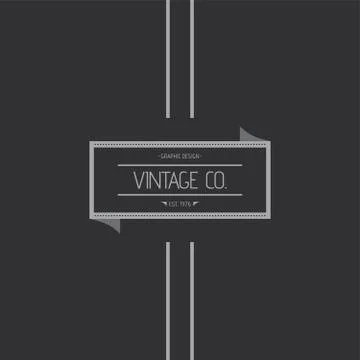 Vintage label theme Illustrazione stock
