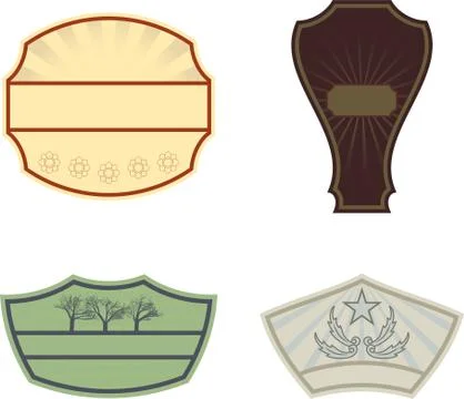 Vintage labels Stock Illustration