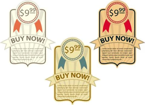 Vintage labels Stock Illustration