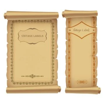 Vintage labels Stock Illustration