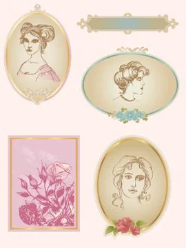 Vintage labels Stock Illustration