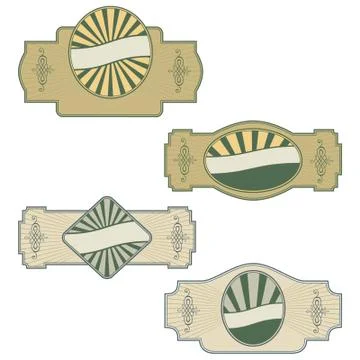 Vintage labels Stock Illustration
