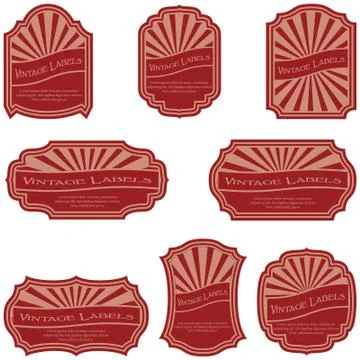 Vintage labels Stock Illustration